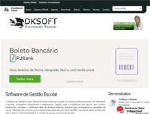 Tablet Screenshot of dksoft.com.br